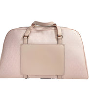 Geantă voiaj Michael Kors Extra Large Powder Blush PVC, cu fermoar superior și închidere Weekender