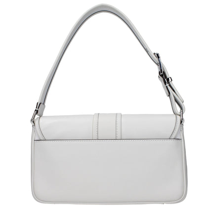 Geantă de umăr Michael Kors din piele albă