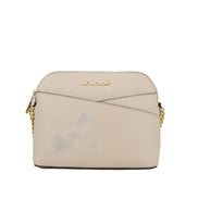 Michael Kors Jet Set Travel Dome Leather Crossbody Bag