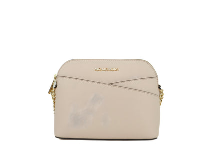 Michael Kors Jet Set Travel Dome Leather Crossbody Bag