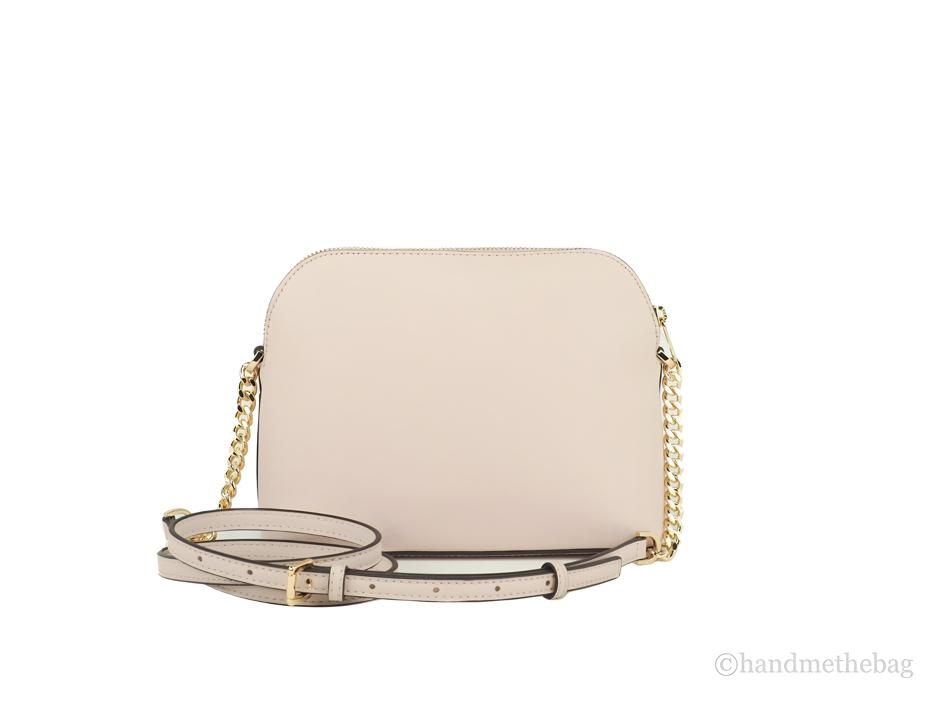 Michael Kors Jet Set Travel Dome Leather Crossbody Bag