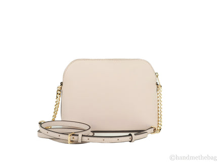 Michael Kors Jet Set Travel Dome Leather Crossbody Bag