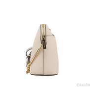 Michael Kors Jet Set Travel Dome Leather Crossbody Bag