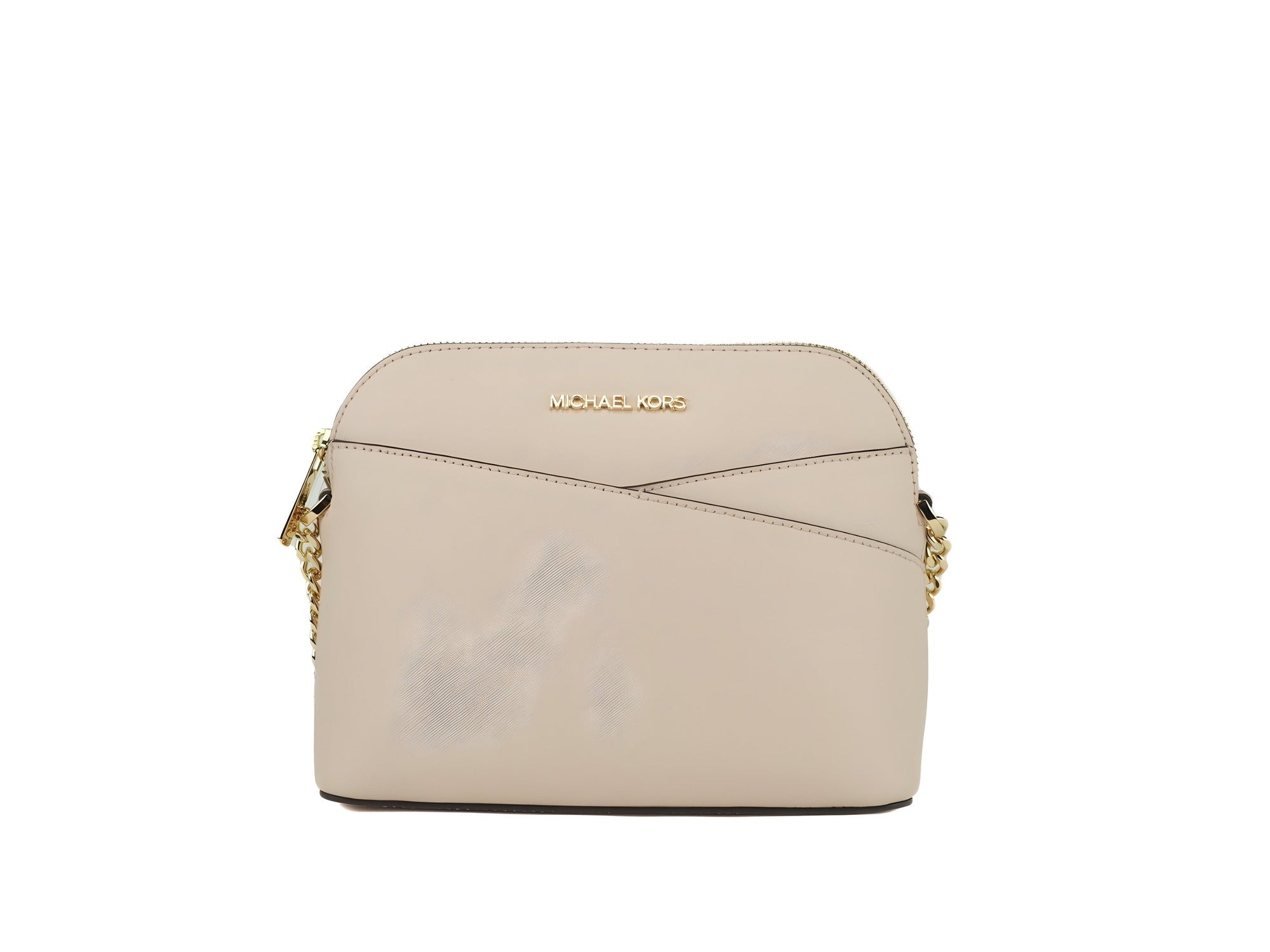 Michael Kors Jet Set Travel Dome Leather Crossbody Bag