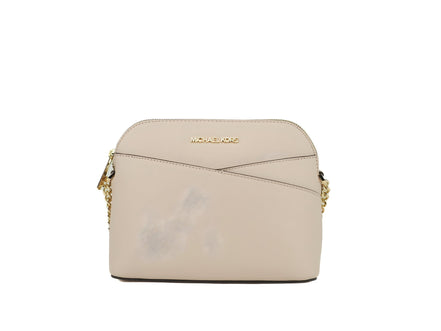 Michael Kors Jet Set Travel Dome Leather Crossbody Bag