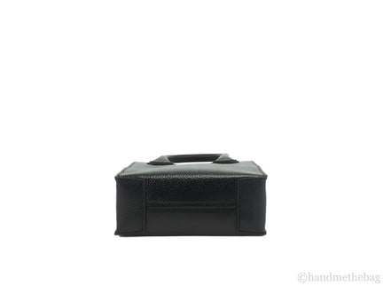 Michael Kors Leather XS Mercer Crossbody Black Solid