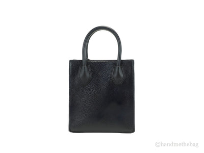 Michael Kors Geantă crossbody de piele XS Mercer neagră, uni