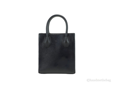 Michael Kors Geantă crossbody de piele XS Mercer neagră, uni