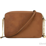 Michael Kors Zipper Closure Saffiano Leather Crossbody Bag