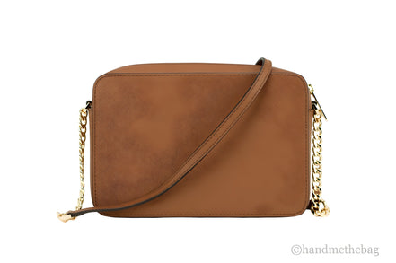 Michael Kors Zipper Closure Saffiano Leather Crossbody Bag