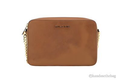 Geantă crossbody Michael Kors din piele Saffiano cu închidere cu fermoar