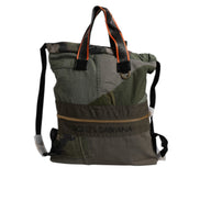 Rucsac Dolce & Gabbana Military Green Patchwork