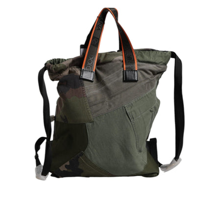 Rucsac Dolce & Gabbana Military Green Patchwork