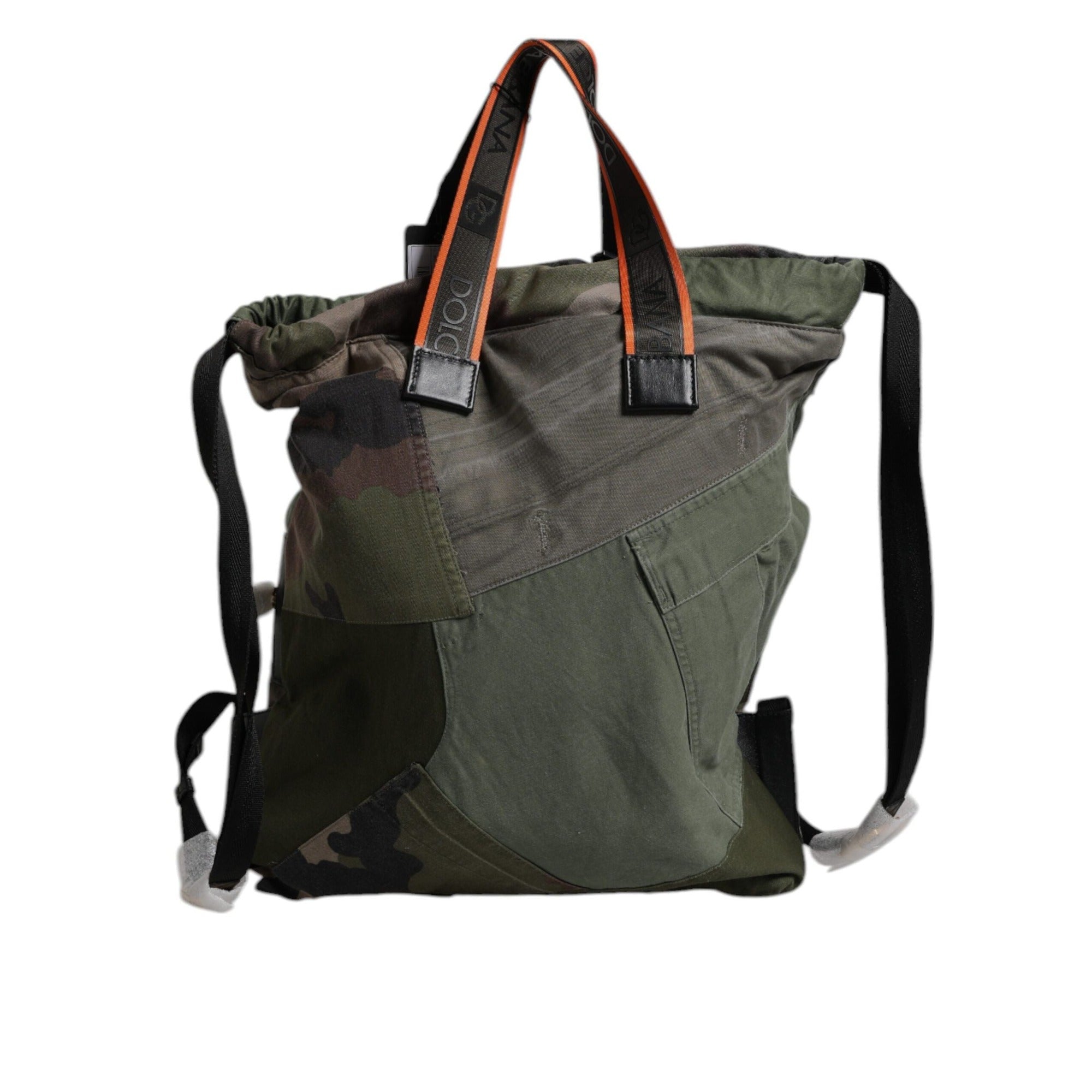 Rucsac Dolce & Gabbana Military Green Patchwork