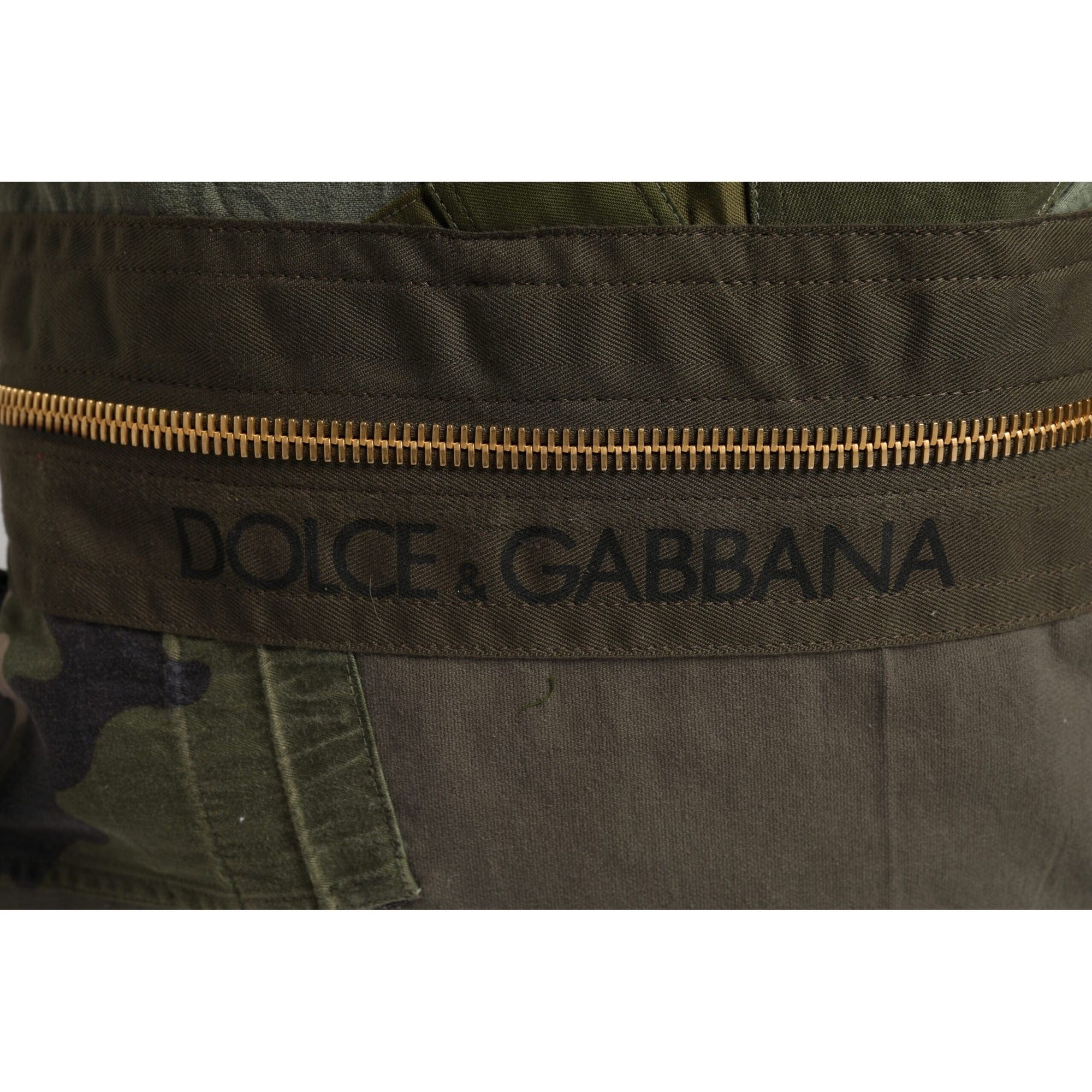 Rucsac Dolce & Gabbana Military Green Patchwork