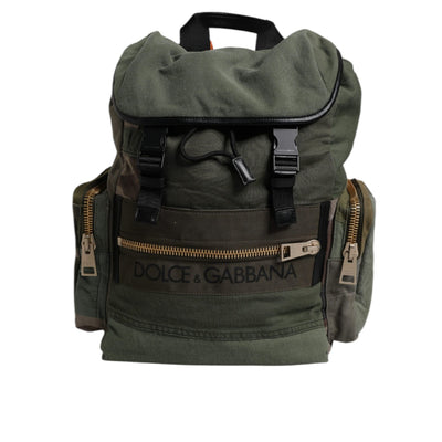 Rucsac de voiaj Dolce & Gabbana Military Green Patchwork