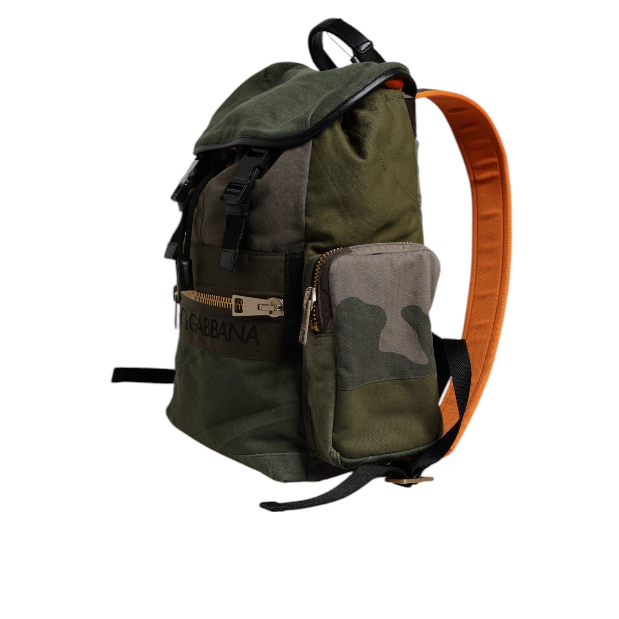 Rucsac de voiaj Dolce & Gabbana Military Green Patchwork