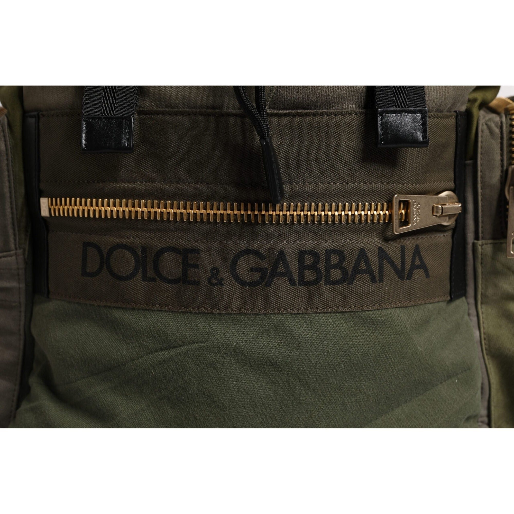 Rucsac de voiaj Dolce & Gabbana Military Green Patchwork