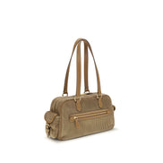 Miu Miu Beige Cotton Shoulder Bag