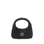 Miu Miu Black Calf Leather Handbag