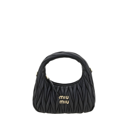 Miu Miu Black Calf Leather Handbag