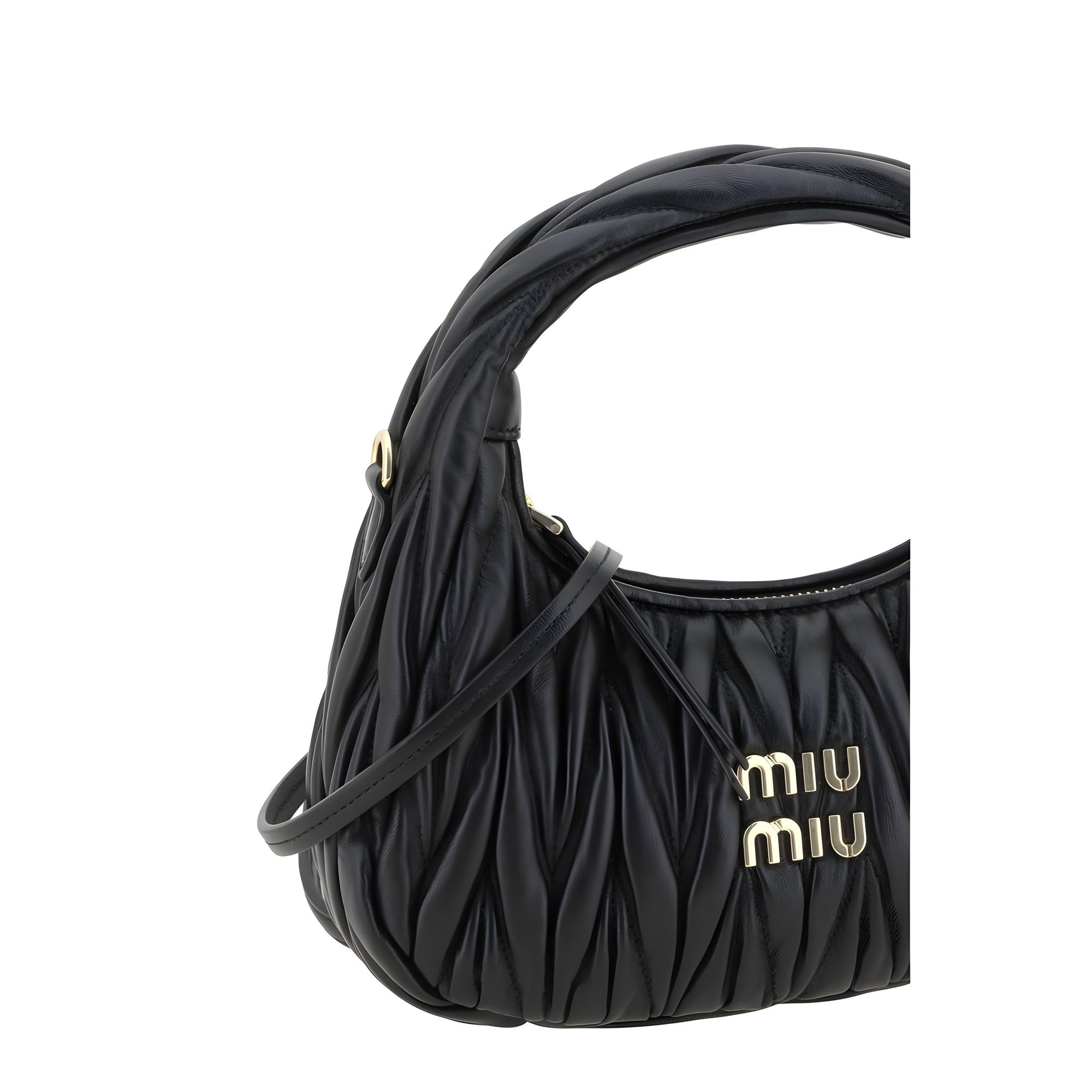 Miu Miu Black Calf Leather Handbag