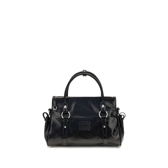 Miu Miu Black Calf Leather Handbag