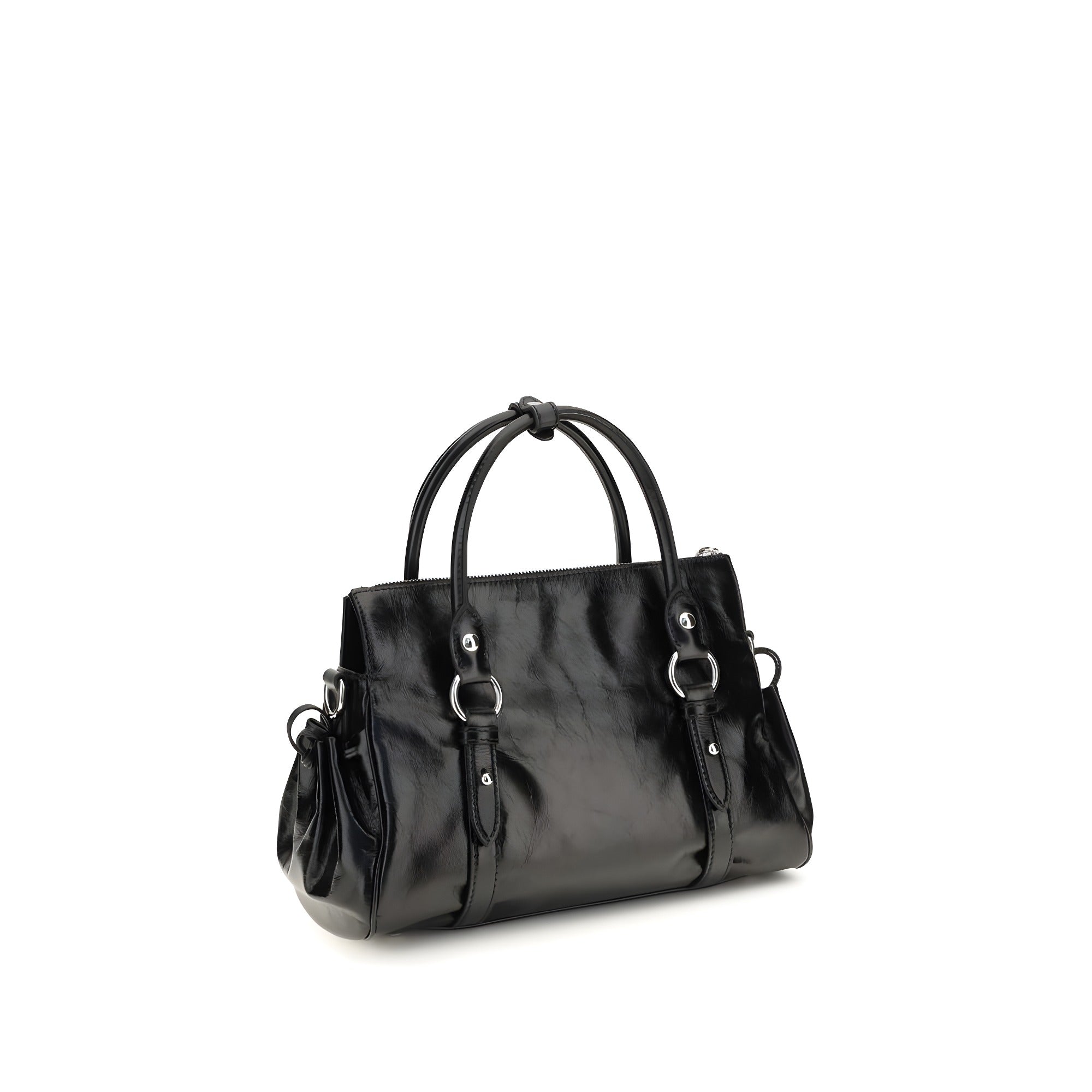 Miu Miu Black Calf Leather Handbag