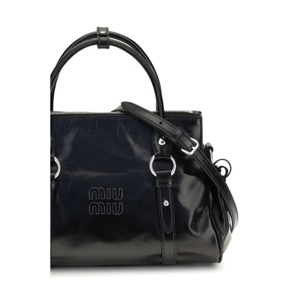 Miu Miu Black Calf Leather Handbag