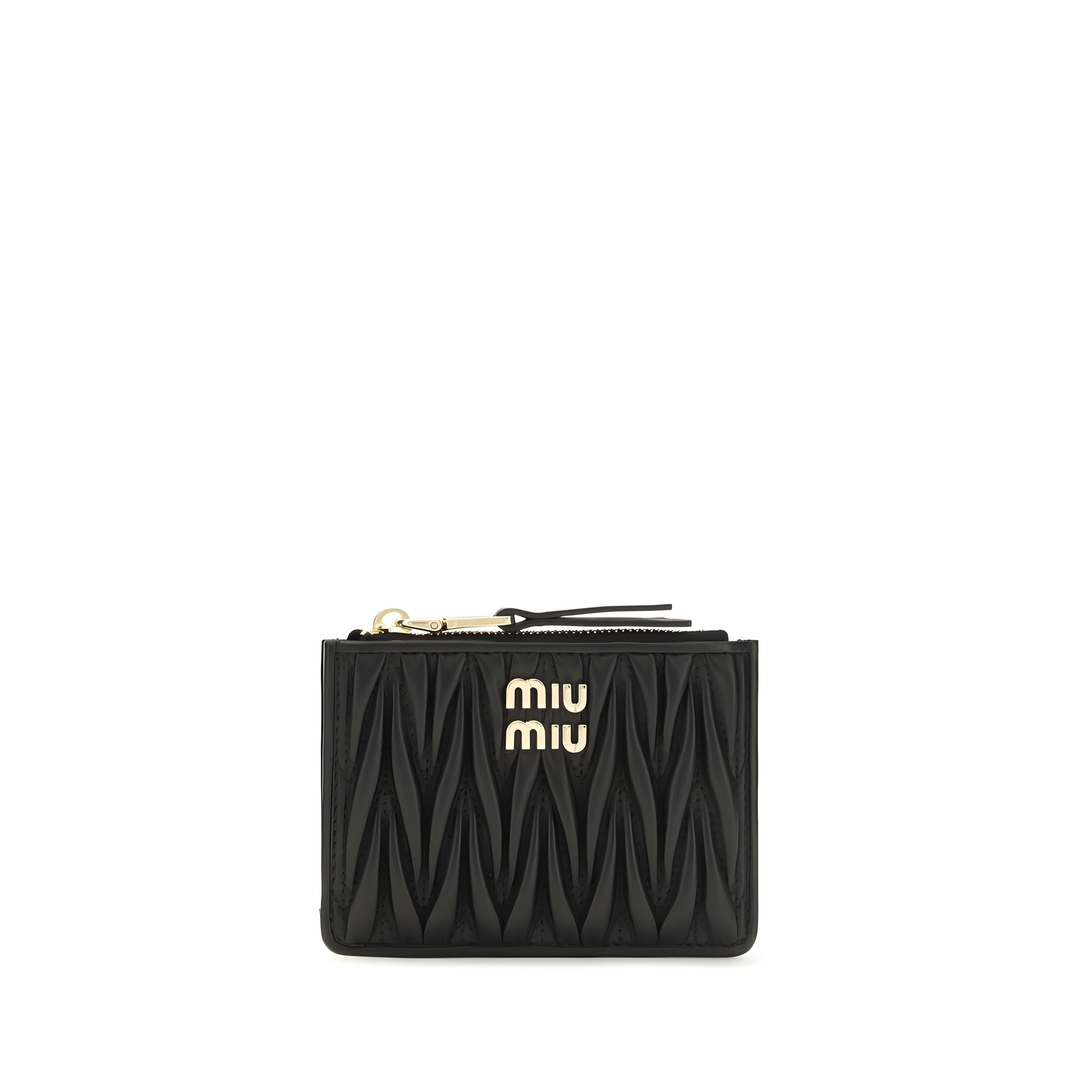 Miu Miu Black Leather Wallet