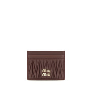 Miu Miu Bordeaux Lambskin Wallet