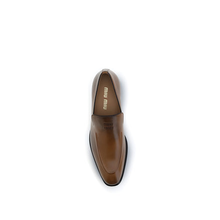Mocasin maro slip-on Miu Miu
