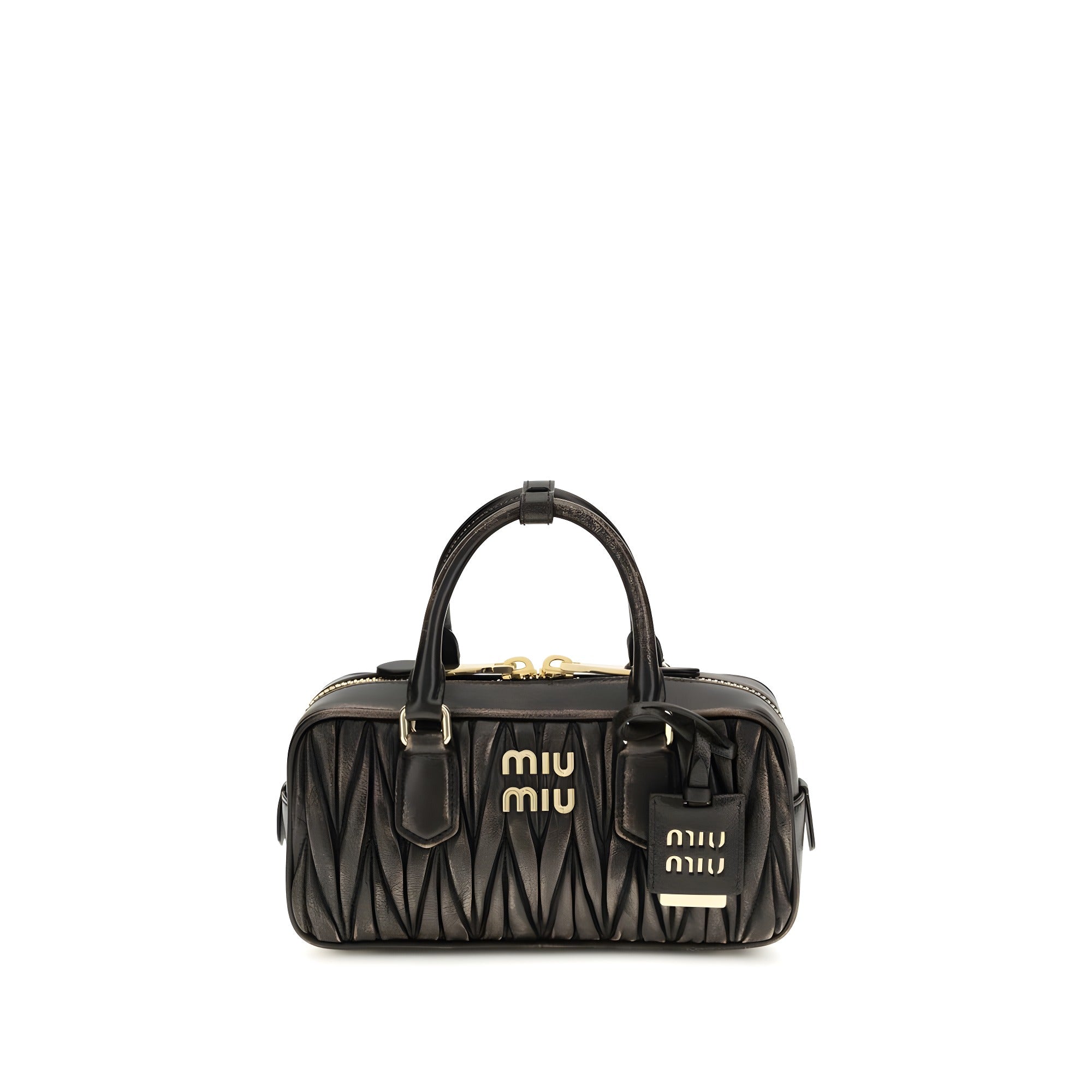 Miu Miu Brown Lambskin Handbag