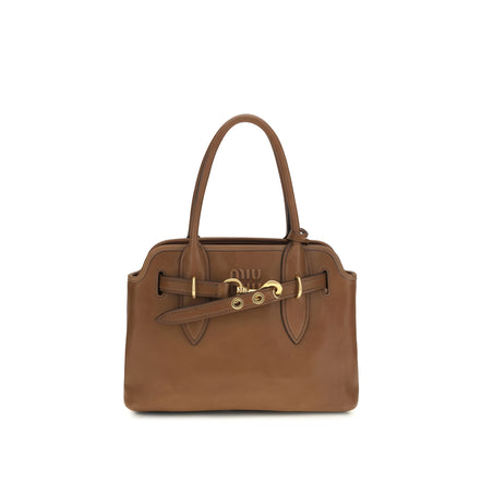 Miu Miu Brown Lambskin Handbag