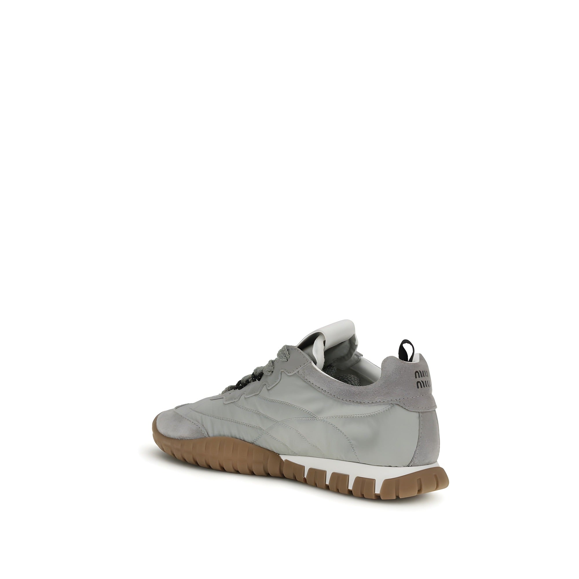 Miu Miu Gray Athletic Sneakers