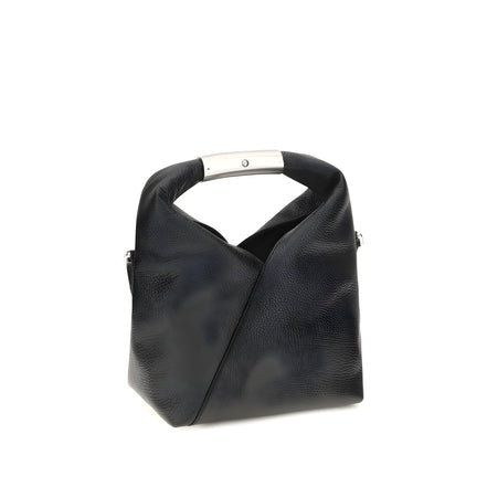 MM6 Black Leather Shoulder Bag