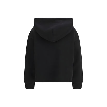 MM6 Black Cotton Sweatshirt