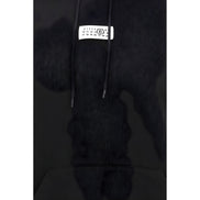 MM6 Black Cotton Sweatshirt
