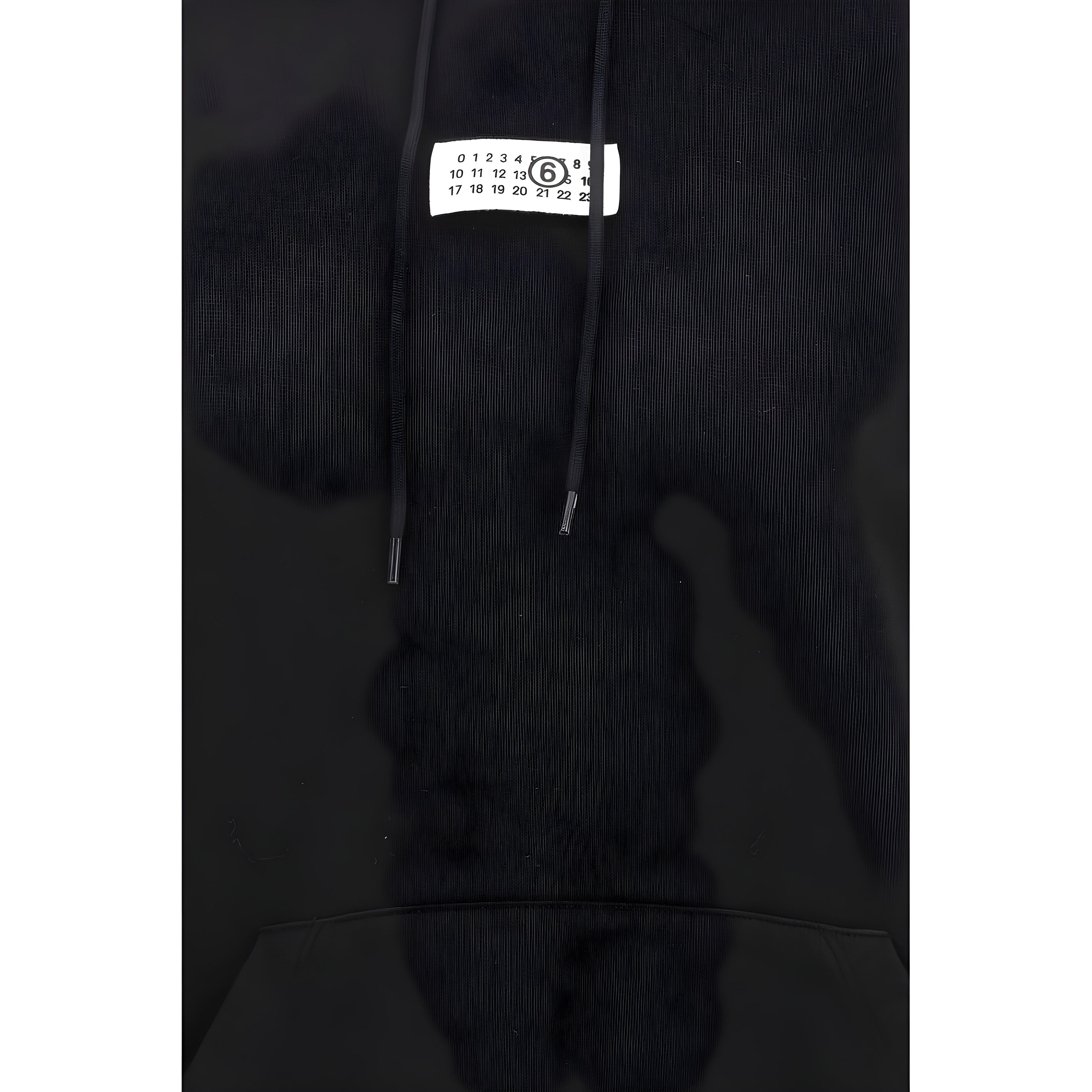MM6 Black Cotton Sweatshirt