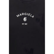 MM6 Black Cotton Sweatshirt