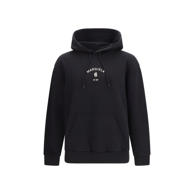 MM6 Black Cotton Sweatshirt