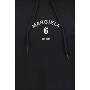 MM6 Black Cotton Sweatshirt