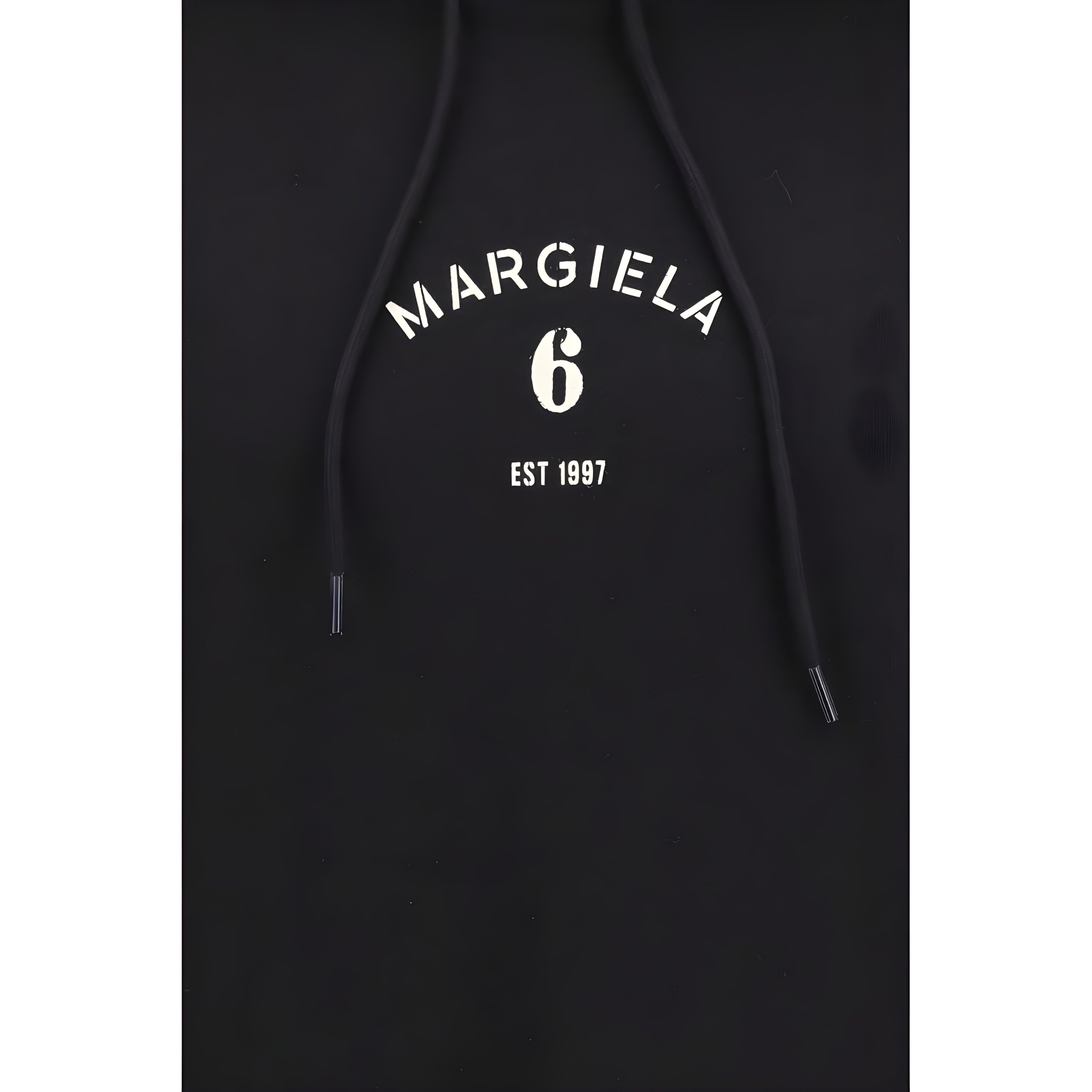 MM6 Black Cotton Sweatshirt