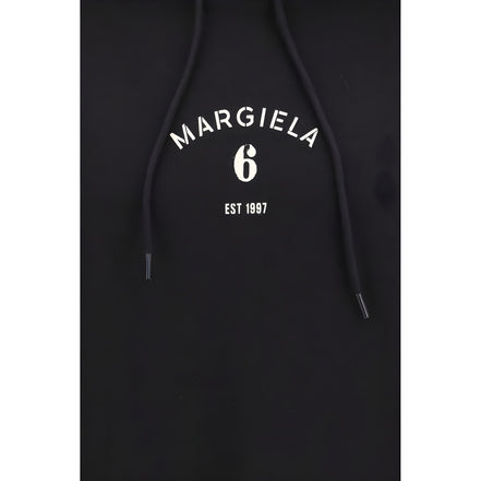MM6 Black Cotton Sweatshirt