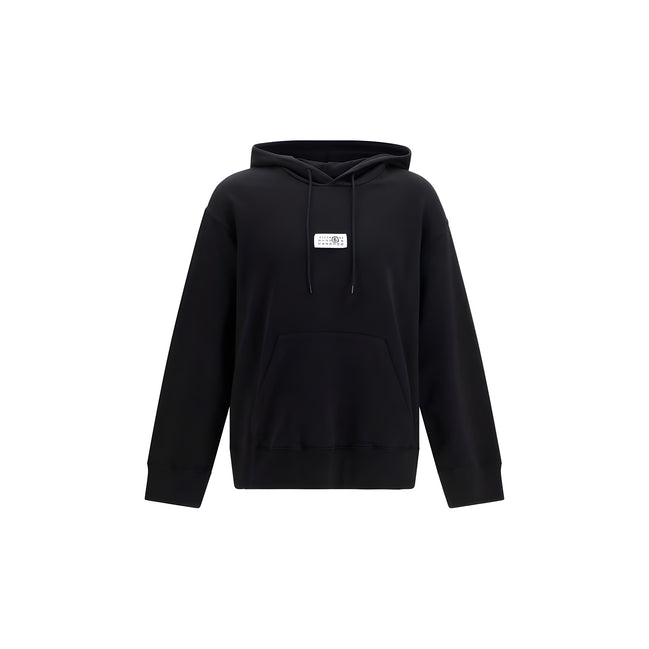 MM6 Black Cotton Sweatshirt