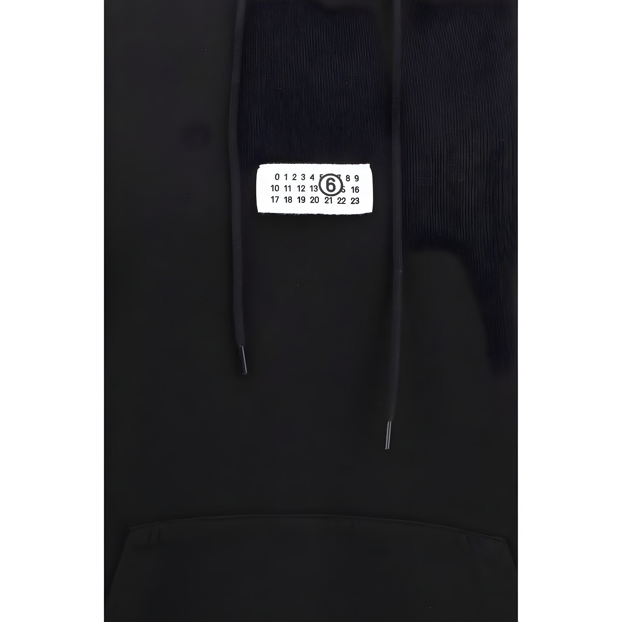 MM6 Black Cotton Sweatshirt