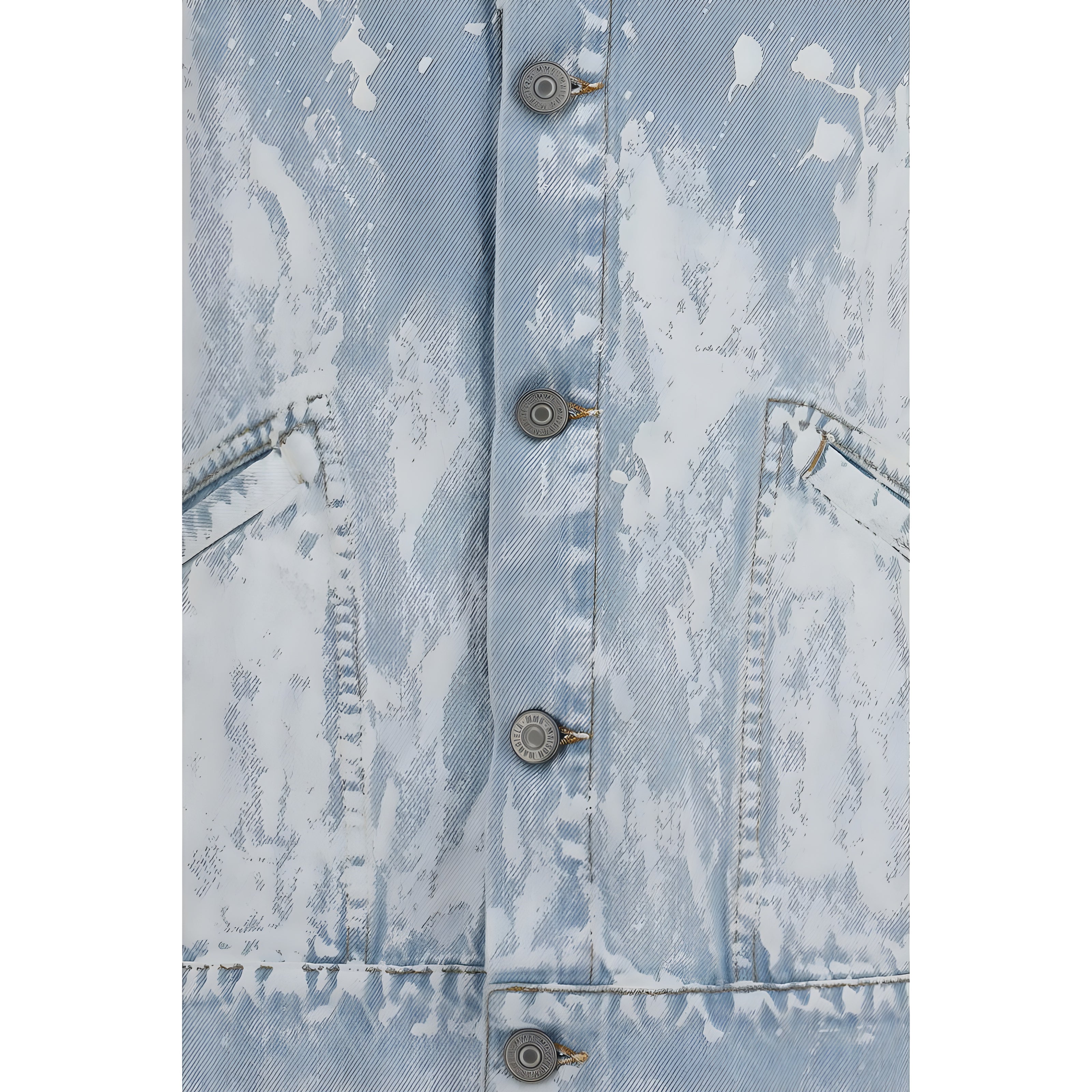 MM6 Blue Cotton Denim Jacket