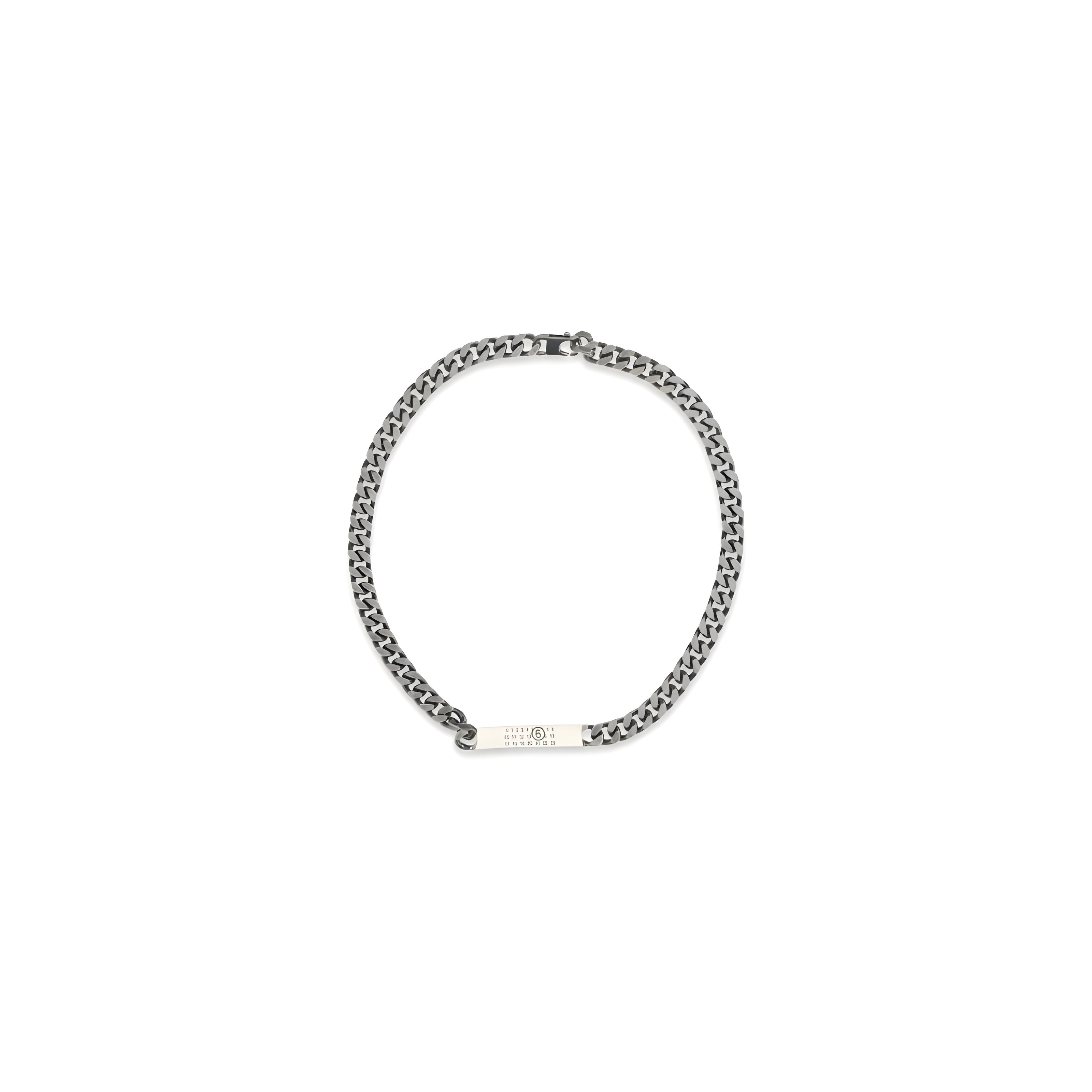 MM6 Silver Metal Necklace