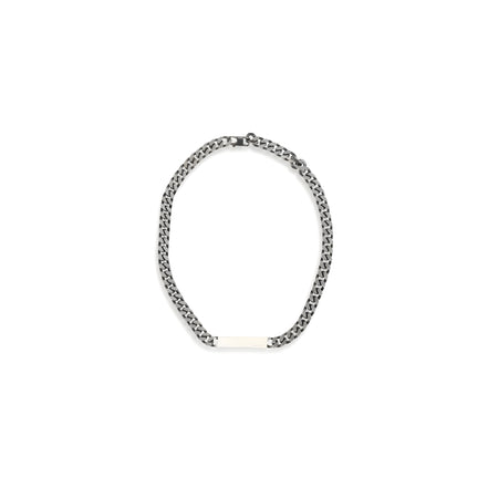 MM6 Silver Metal Necklace