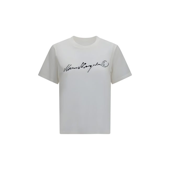 MM6 White Cotton T-Shirt